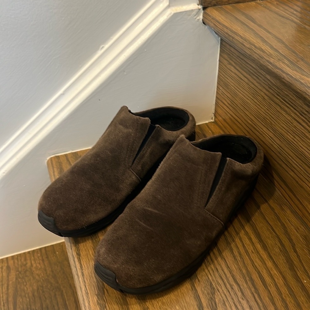 St John’s Bay Brown Suede Mules, Size 9